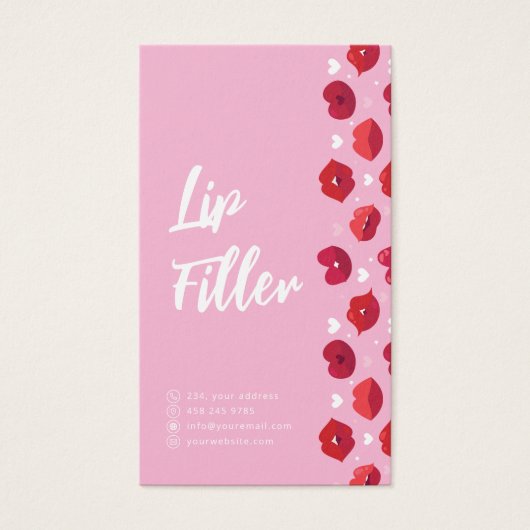 Lipvuller Lipinjecties Nazorg Kaart Niet doen (Voorkant)