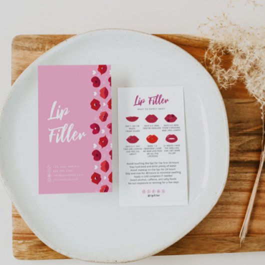 Lipvuller Lipinjecties Nazorg Kaart Niet doen