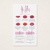 Lipvuller Lipinjecties Nazorg Kaart Niet doen (Achterkant)