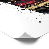 Liqueur Bottle Wall Art Print 'Burnt Umber' (Hoek)