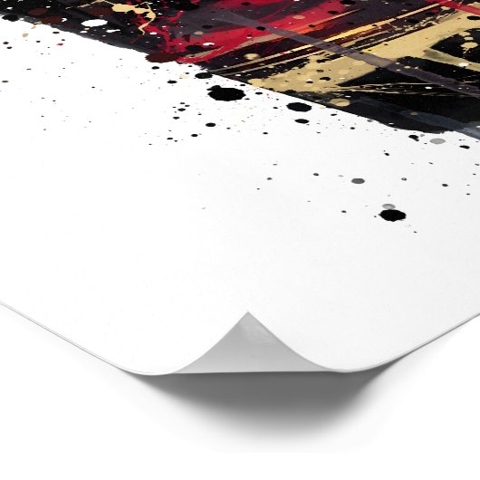 Liqueur Bottle Wall Art Print 'Burnt Umber' (Hoek)