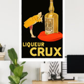 Liqueur Crux 1923 (teruggezette  franse steun) Poster (Thuiskantoor)