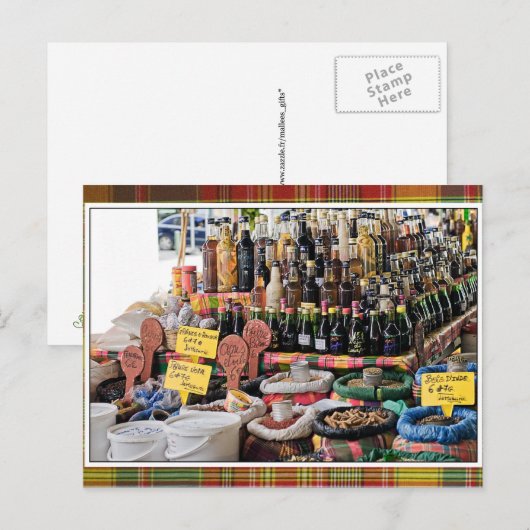 Liqueurs de la Guadeloupe Briefkaart (Voorkant / Achterkant)