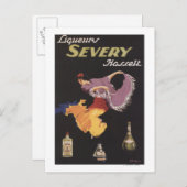 Liqueurs Severy Hasselt Promotion Poster Briefkaart (Voorkant / Achterkant)