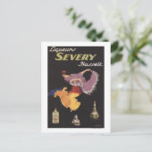 Liqueurs Severy Hasselt Promotion Poster Briefkaart (Staand voorkant)