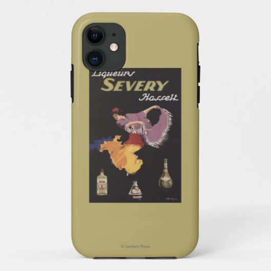 Liqueurs Severy Hasselt Promotion Poster Case-Mate iPhone Case (Achterkant)