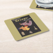 Liqueurs Severy Hasselt Promotion Poster Kartonnen Onderzetters (Schuin)