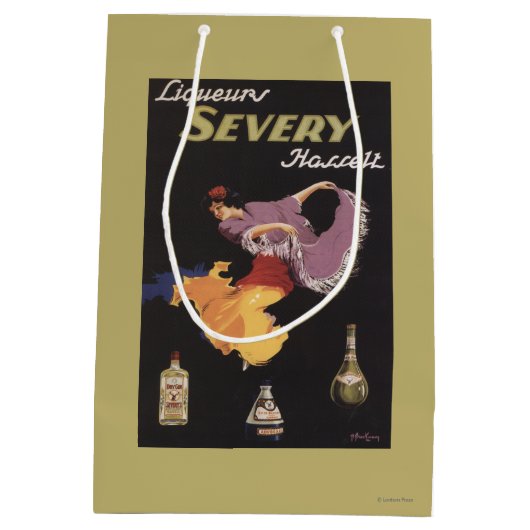 Liqueurs Severy Hasselt Promotion Poster Medium Cadeauzakje (Achterkant)