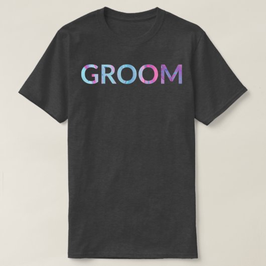 Liquid Art Pour Groom T-shirt (Design voorkant)