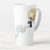 Liquid Blue Reverie — Contemporary Art Collection Latte Mok (Rechterhoek)