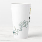 Liquid Blue Reverie — Contemporary Art Collection Latte Mok (Voorkant)