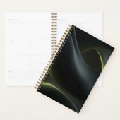 Liquid Chrome Abstract: Dark Iridescence Planner (Display)