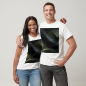 Liquid Chrome Abstract: Dark Iridescence T-shirt (Unisex)