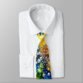 Liquid Color Explosion Necktie Stropdas (Gebonden)