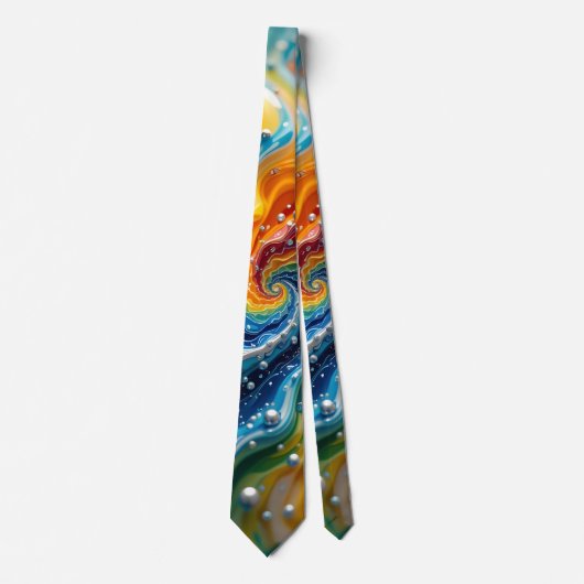 Liquid Color Necktie Stropdas (Voorkant)