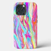 Liquid Color Neon iPhone Case (Achterkant)