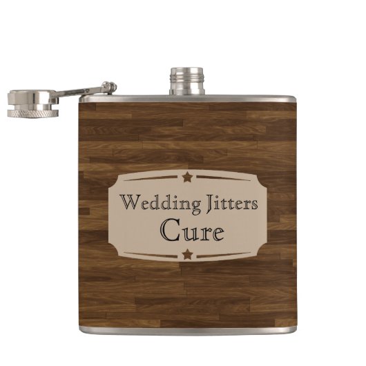 Liquid Courage Wedding Jitters Cure Heupfles (Geopend)