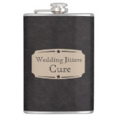Liquid Courage Wedding Jitters Cure Heupfles (Voorkant)