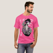 Liquid DNB Music Liquid Oerwoud EDM drum en bas T-shirt (Voorkant volledig)