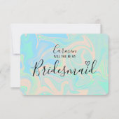 Liquid faux holographic iridescent texture (Voorkant)