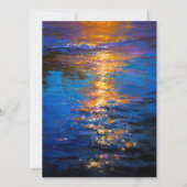 Liquid Fire at Dusk Feestdagenkaart (Voorkant)