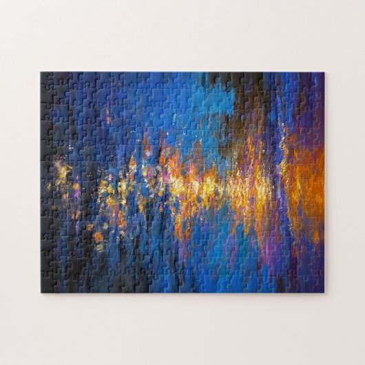 Liquid Fire at Dusk Legpuzzel (Horizontaal)