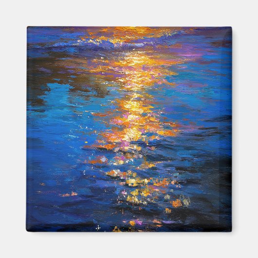 Liquid Fire at Dusk Magneet (Voorkant)