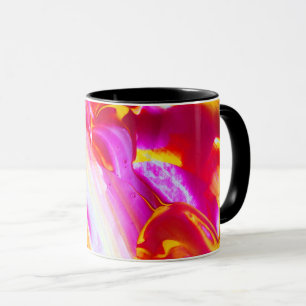 Liquid Flame - Helder Sinaasappel & Geel ontwerp Mok