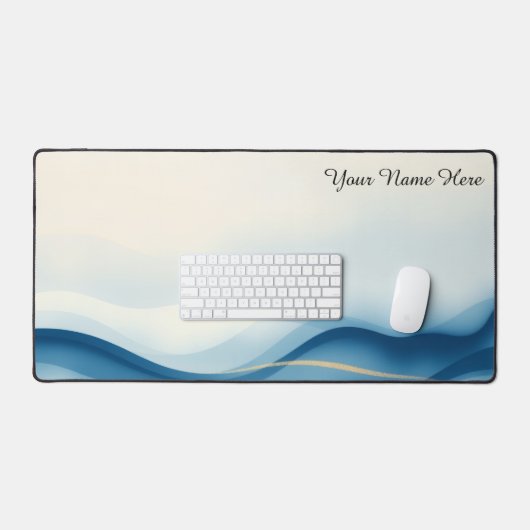 Liquid Flow State Abstract Large Gaming Bureaumat (Keyboard & Muis)