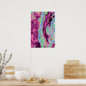Liquid Fluid Dynamics Contemporary Painting  Poster (Keuken)