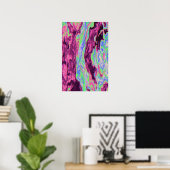 Liquid Fluid Dynamics Contemporary Painting  Poster (Thuiskantoor)