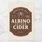 Liquid Funny Sticker Naam Partij Fles Gin Eenhoorn (Enkel label)