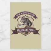 Liquid Funny Sticker Naam Partij Fles Gin Eenhoorn (Enkel label)