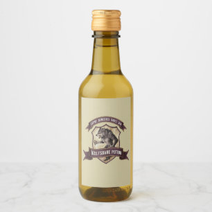 Liquid Funny Sticker Naam Partij Fles Gin Eenhoorn
