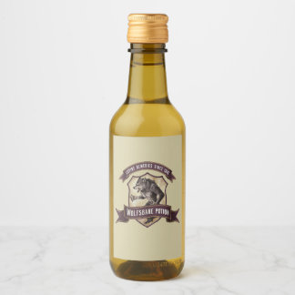 Liquid Funny Sticker Naam Partij Fles Gin Eenhoorn