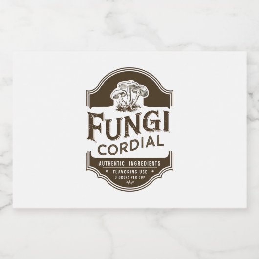 Liquid Funny Sticker Naam Partij Fles Gin Eenhoorn (Enkel label)