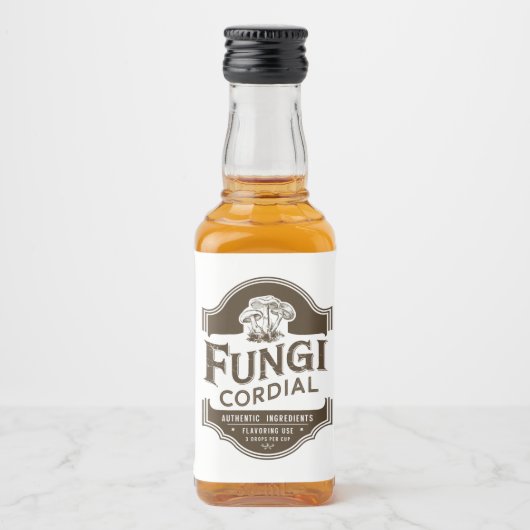 Liquid Funny Sticker Naam Partij Fles Gin Eenhoorn (Voorkant)