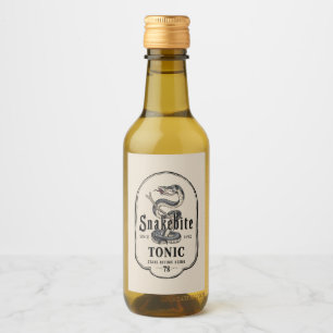 Liquid Funny Sticker Naam Partij Fles Gin Eenhoorn