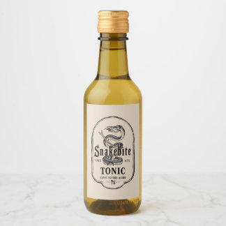 Liquid Funny Sticker Naam Partij Fles Gin Eenhoorn