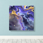 Liquid Galaxy 1 Canvas Afdruk (Insitu (Houten vloer))