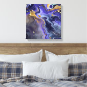Liquid Galaxy 1 Canvas Afdruk (Insitu (Slaapkamer))