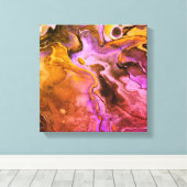 Liquid Galaxy 2 Canvas Afdruk (Insitu (Houten vloer))