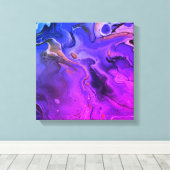 Liquid Galaxy 3 Canvas Afdruk (Insitu (Houten vloer))