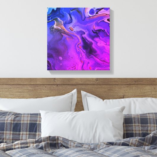 Liquid Galaxy 3 Canvas Afdruk (Insitu (Slaapkamer))