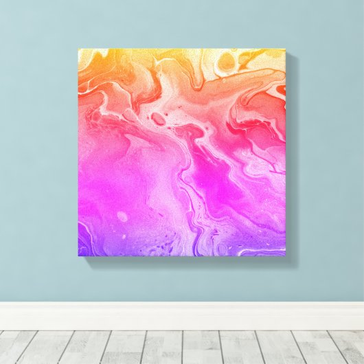 Liquid Galaxy 4 Canvas Afdruk (Insitu (Houten vloer))