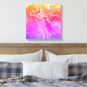 Liquid Galaxy 4 Canvas Afdruk (Insitu (Slaapkamer))