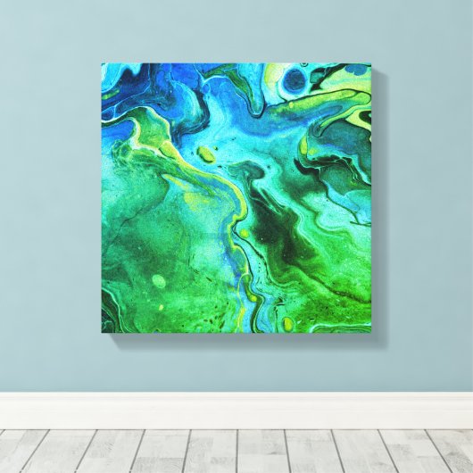 Liquid Galaxy 5 Canvas Afdruk (Insitu (Houten vloer))