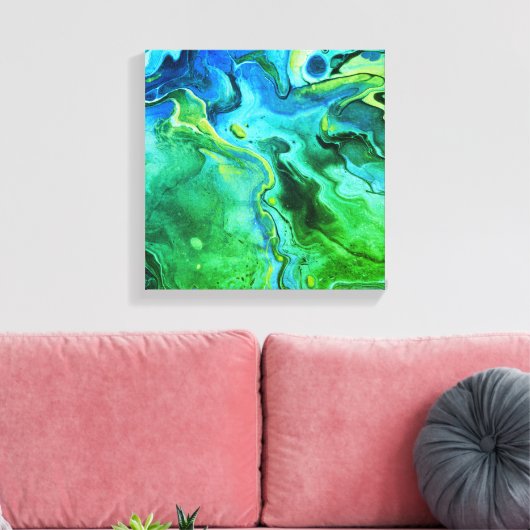 Liquid Galaxy 5 Canvas Afdruk (Insitu (Woonkamer))