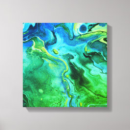 Liquid Galaxy 5 Canvas Afdruk