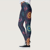 Liquid Galaxy Illusion | Seamless Surreal Gradient Leggings (Links)
